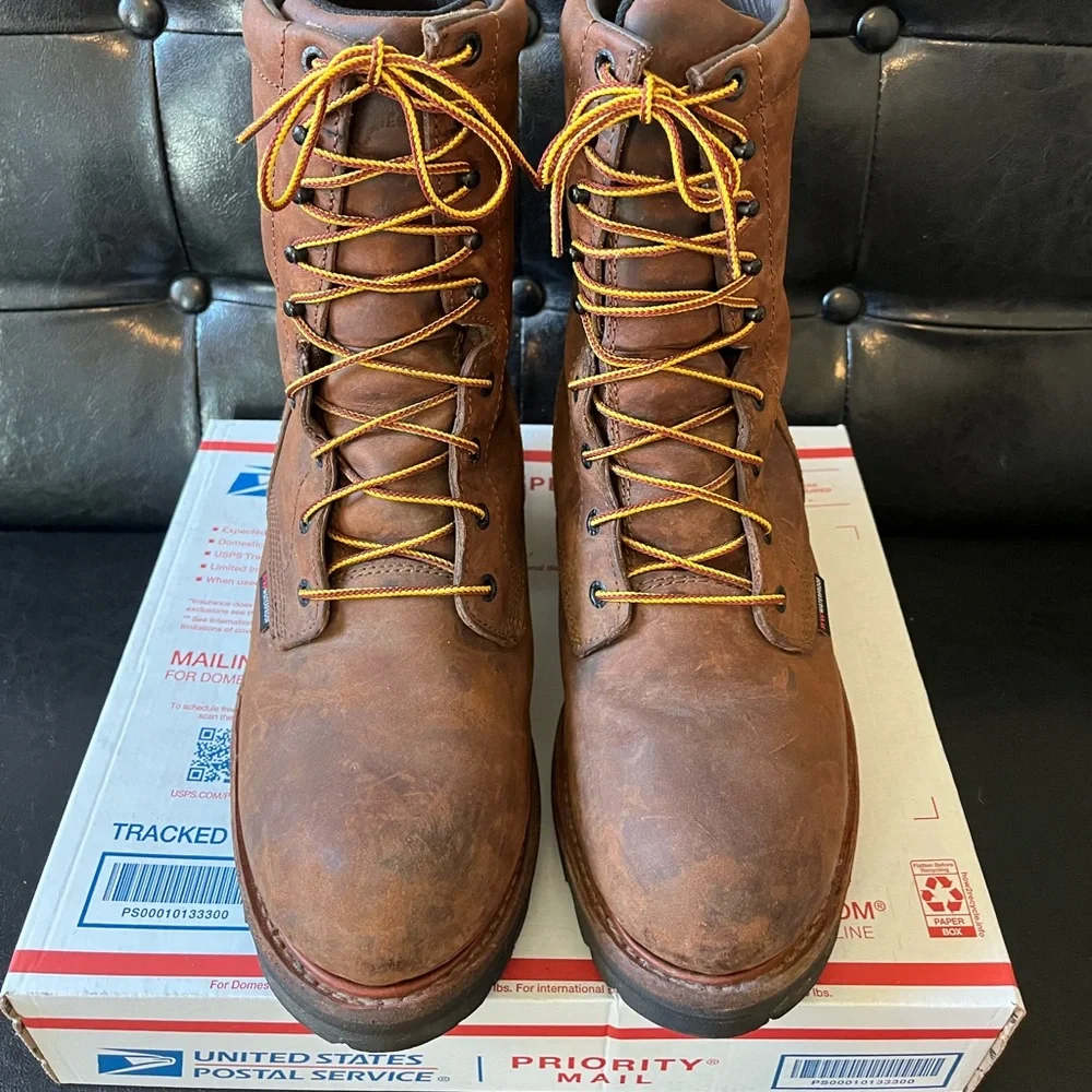 Red Wing 616 LoggerMax 9” Waterproof Soft Toe Boots Men’s Sz‎ 9
